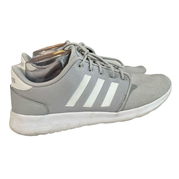 ADIDAS Women’s Gray White Cloudfoam Sneakers Size 9.5 - Picture 8 of 8